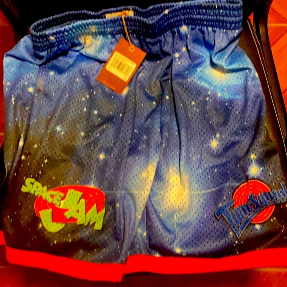 Space Jam Tune Squad 25th anniversary Shorts by Mitchell & Ness